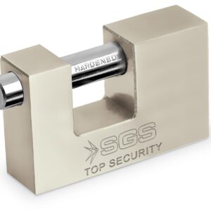 Sgs 1367 Cam Kapı Kilidi Kayar Milli Saten Kaplama 90 Mm