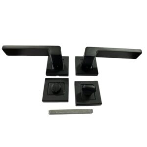 Sofuoğlu Rozet Anka Mat Siyah Wc Kapı Kolu