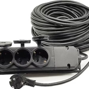 Topart 01558 20 Metre Grup Prizli Uzatma 3X2,5 Kablo