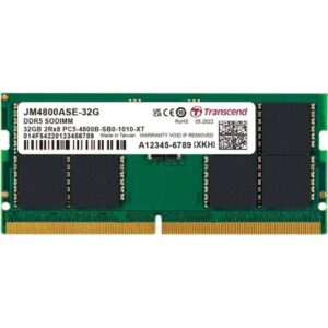 Transcend 32GB DDR5 4800Mhz CL40 Notebook Ram (JM4800ASE-32G)