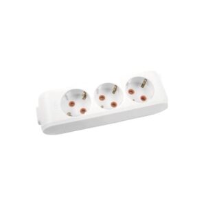 Viko MultiLed Üçlü Priz Topraklı Çocuk Korumalı KlemensliBeyaz