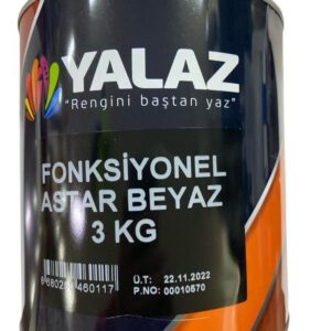 Yalaz Fonksiyonel Astar 3 Kg Beyaz