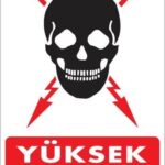 Yüksek Voltaj Uyarı Levhası 25X35 Kod:1100